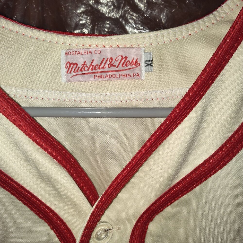 #9 TED Williams old classic jersey cream (xl) most have.new Never Use red sox - Picture 14 of 15